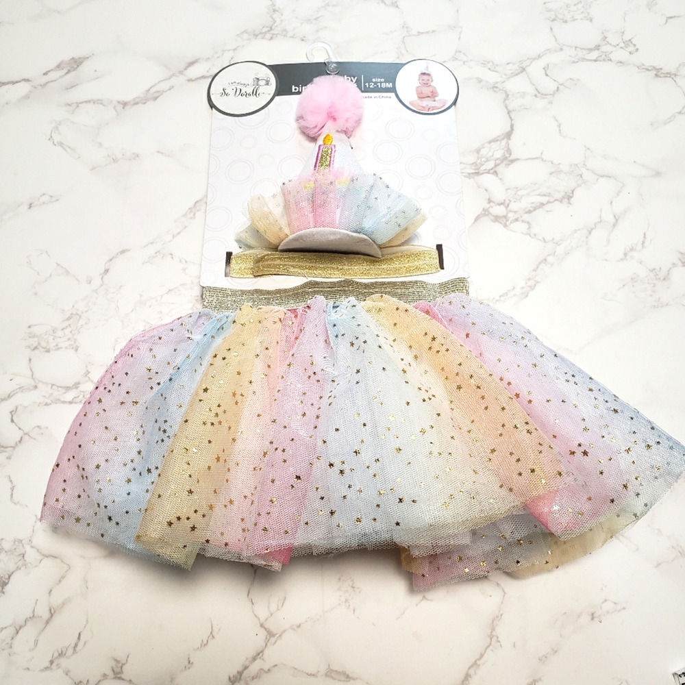 So 'Dorable Baby Birthday Set. Size 12-18M.